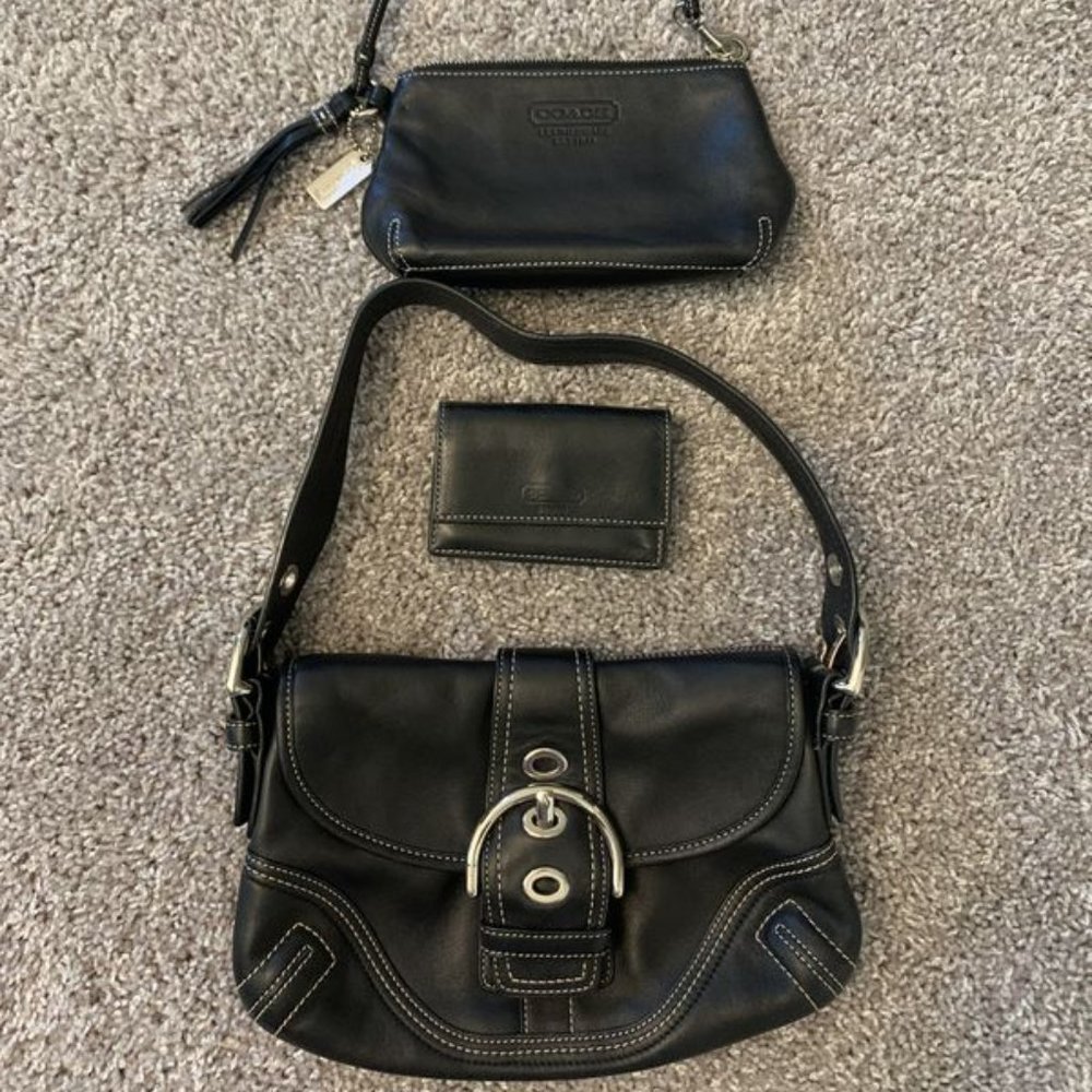 Coach wristlet, handbag, and wallet
